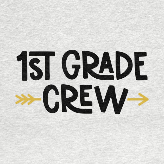 1st Grade Crew Funny Kids Back to School by ThreadSupreme